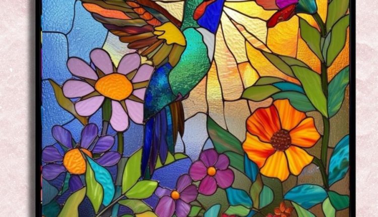 Sunlit Hummingbird Harmony - Paint by Numbers