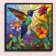 Sunlit Hummingbird Harmony – Paint by Numbers