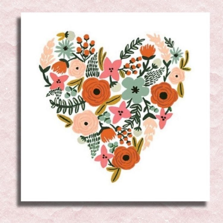 Mini Flower Heart