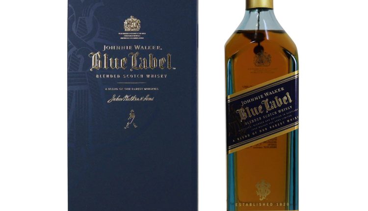 Johnnie Walker Blue Label Blended Scotch Whisky - 750 ml bottle - MadeInUSA