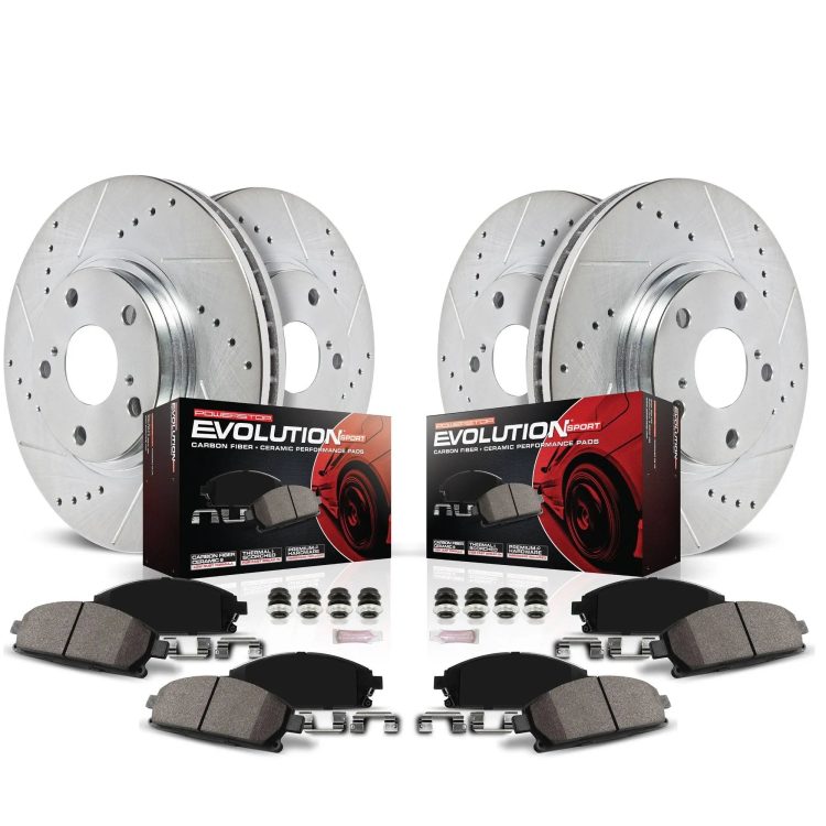 Power Stop K700 - Front and Rear Z23 Evolution Sport Brake Kit - MadeInUSA