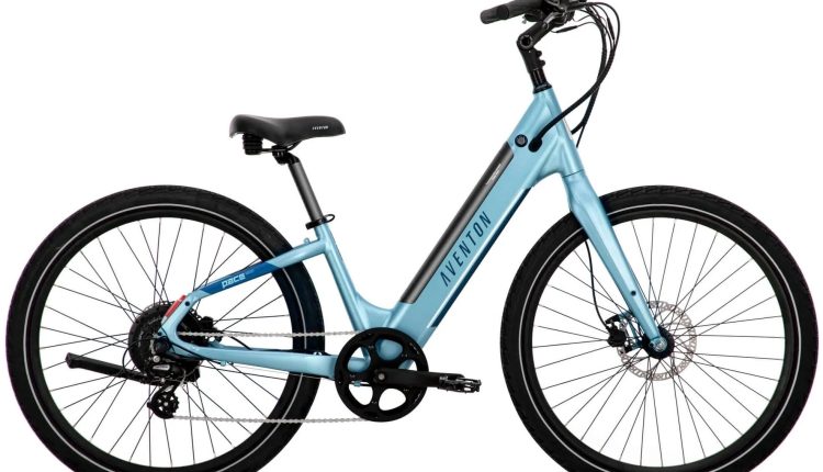 Aventon Pace 500.3 Step Through Large / Blue Steel - MadeInUSA