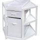 Badger Basket Diaper Corner Baby Changing Table with Hamper and White – MadeInUSA