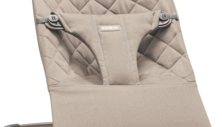 Bouncer Bliss - Sand Gray / Woven, Classic Quilt / Dark Gray - MadeInUSA