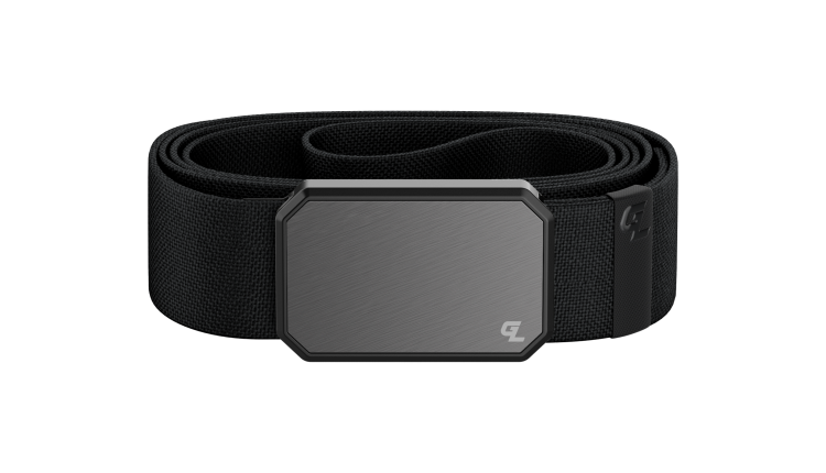 GROOVE BELT BLACK BRUSHED BLK - MadeInUSA