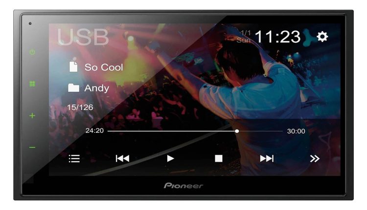 Pioneer 6.8" Capacitive Glass Touchscreen Digital Media Receiver - MadeInUSA