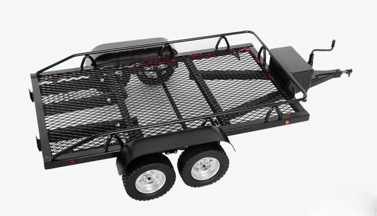 RC RC4ZH0003 4WD BigDog Dual Axle Scale Car/Truck Trailer - MadeInUSA