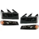 Blk [4PC] For 2004-12 Colorado Canyon Headlights Corner Lights Parking Lamps – MadeInUSA