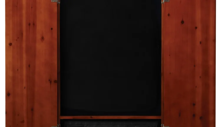 Viper Metropolitan Soft Tip Dartboard Cabinet, Cinnamon - MadeInUSA