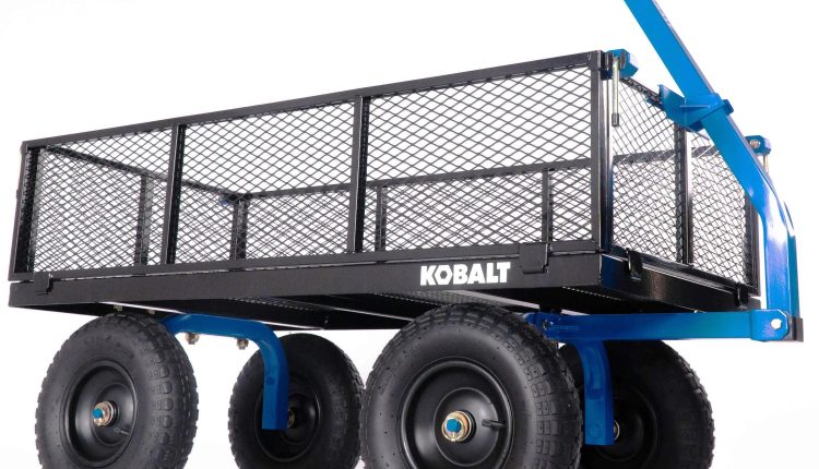 Kobalt 6-cu ft Steel Yard Cart - MadeInUSA