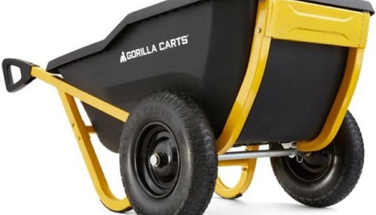Gorilla Carts 10 Cu. ft. Evolution Poly Yard Cart - MadeInUSA