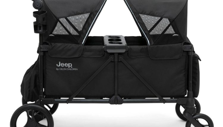 Jeep Evolve Stroller Wagon by Delta Children - Black - MadeInUSA