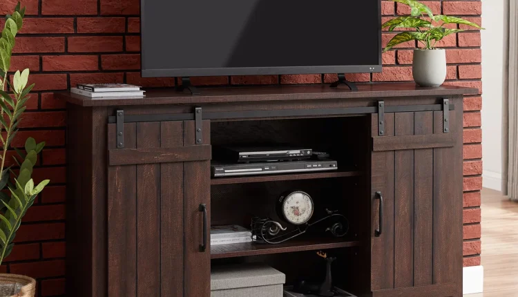 TV Stand, Fits Most 60'' Flat Panel TVs - MadeInUSA