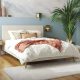 Mr. Kate Daphne Upholstered Modern Platform Bed – Ivory Velvet – Queen – MadeInUSA