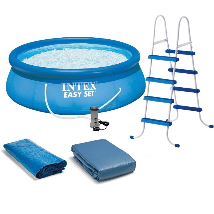 15 ft. x 48 in. Easy Swimming Pool Kit with 1000 GPH GFCI Filter Pump - MadeInUSA