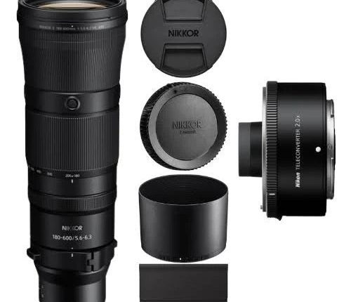 Nikon NIKKOR Z 180-600mm f/5.6-6.3 VR Lens w/ Teleconverter TC-2x - MadeInUSA