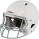 Riddell Youth Victor Football Helmet w/Facemask White/Grey XL – MadeInUSA