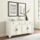 Crosley Tara Distressed White Sideboard – MadeInUSA
