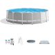 Intex 15 Foot x 48 inch Prism Above Ground Swimming Pool Set & Ladder – MadeInUSA