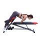 Finer Form Multi-functional Bench for Full All-in-One Body Workout – Hyper Back Extension, Roman Chair, Adjustable AB Sit Up Bench – MadeInUSA