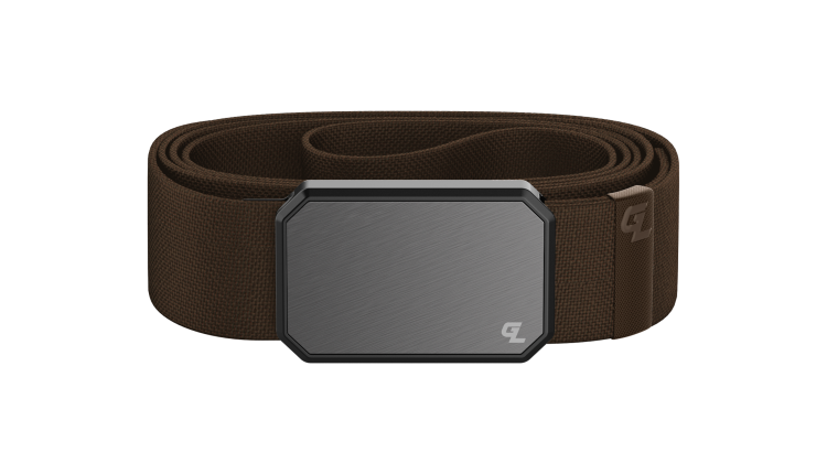 GROOVE BELT BROWN WALNUT - MadeInUSA