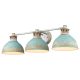 Golden Kinsley 3 Light Bath Vanity 0865 Ba3 AGV Teal (Aged Galvanized Steel) – MadeInUSA