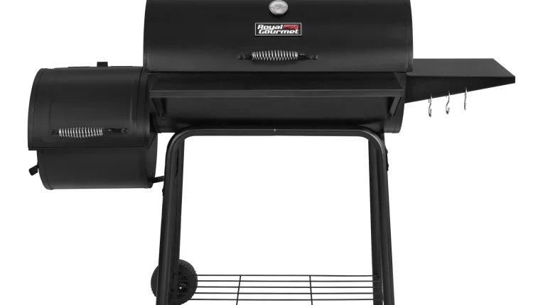 Royal Gourmet 30 CC1830S Charcoal Grill with Offset Smoker - MadeInUSA