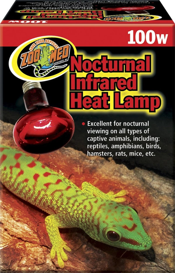 Zoo Med Nocturnal Infrared Heat Lamp 100 Watt - MadeInUSA