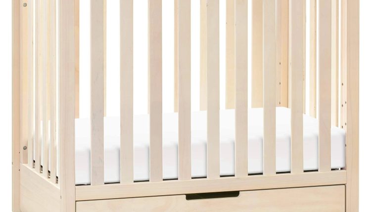 Carter's by DaVinci Colby 4-in-1 Convertible Mini Crib with Trundle - Washed Natural - MadeInUSA