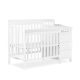 Dream On Me Jayden 4-in-1 Mini Convertible Crib & Changer, White – MadeInUSA