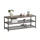 Year Color 3-Tier Entertainment Center Industrial TV Stand with Open Storage Shelves – MadeInUSA