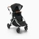 Mockingbird Single-to-Double Stroller 2.0 in Black/Watercolor Canopy/Penny Leather – MadeInUSA