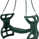 Milliard Glider Swing for Swing Set Back-to-Back Glider for Kids, Attachment Options Included, Green – MadeInUSA