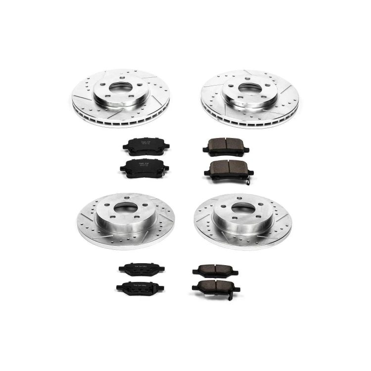 Power Stop K1618 - Front and Rear Z23 Evolution Sport Brake Kit - MadeInUSA