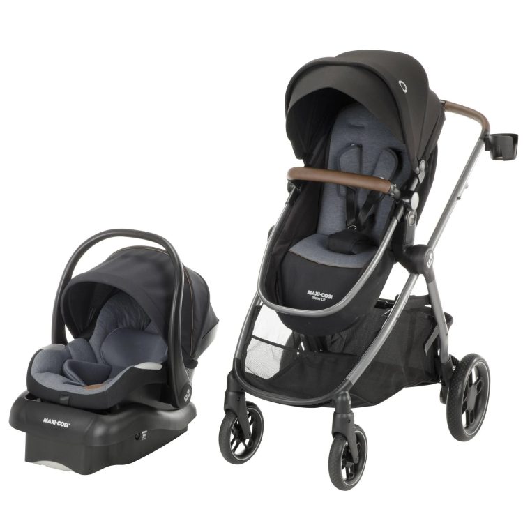 Maxi-Cosi Siena CP 5-in-1 Modular Travel System - Mystic Gray - MadeInUSA
