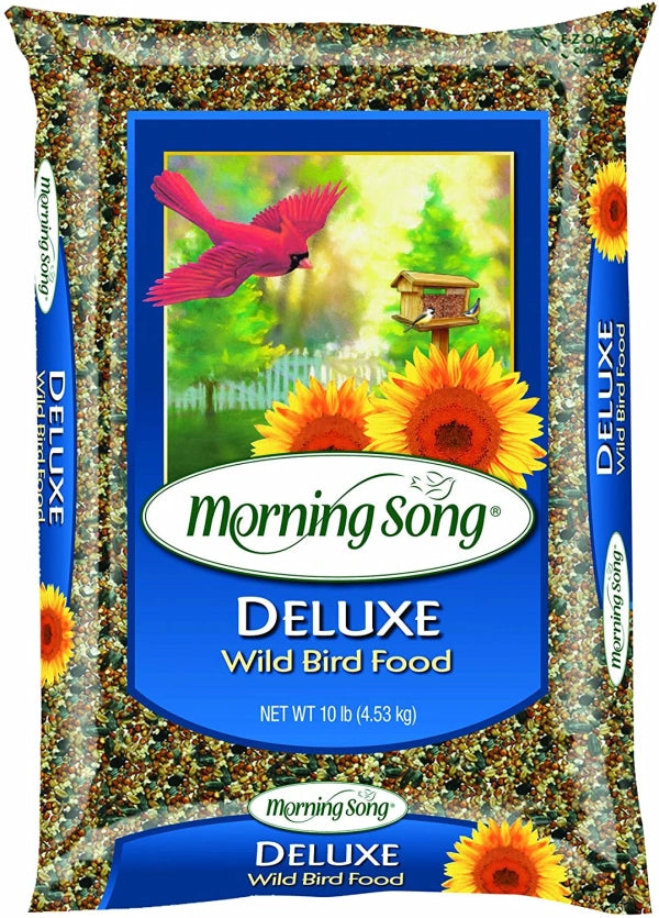 Morning Song 11963 Deluxe Wild Bird Food Bag, 10Pound - MadeInUSA