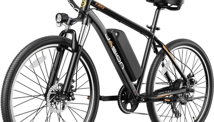 Jasion Electric Mountain Bike for Adults, 26" Tires, 350W Brushless Mo - MadeInUSA