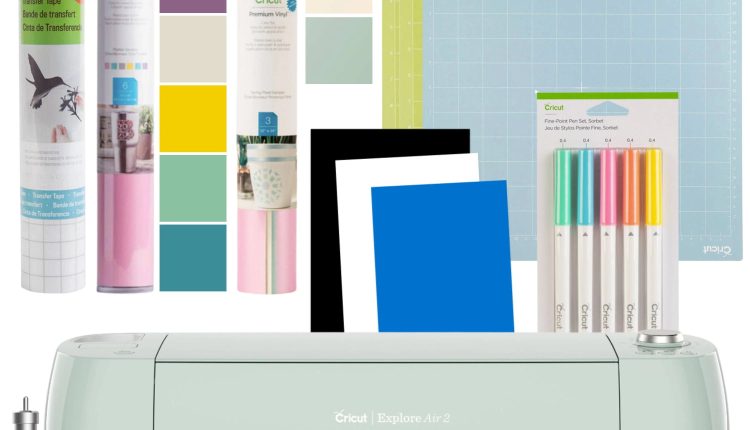 Cricut Explore Air 2, Mint Pastel Bundle - MadeInUSA