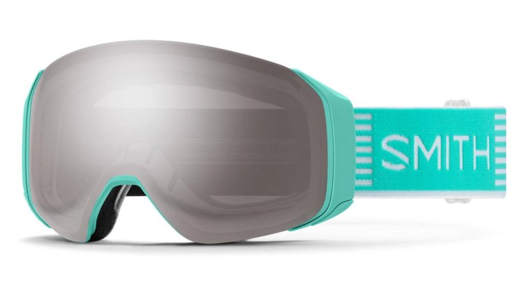Smith 4D Mag S Goggles - Iceberg Sport Stripes/Chromapop Sun Platinum Mirror - MadeInUSA