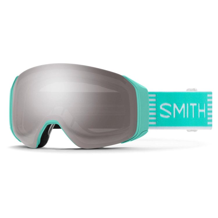 Smith 4D Mag S Goggles - Iceberg Sport Stripes/Chromapop Sun Platinum Mirror - MadeInUSA