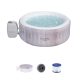 Bestway SaluSpa Cancun Airjet Inflatable Hot Tub with EnergySense Cover, Grey – MadeInUSA