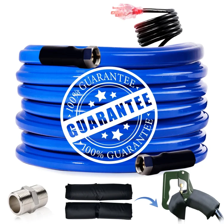 50FT Heated Water Hose for RV,-45 ?H Antifreeze Drinking Garden Water Hose .Rv Accessories, Rv Water Hose - MadeInUSA