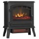 Style Selections 19.5-in W 5200-BTU Black Metal Infrared Quartz Electric Stove with Thermostat | CFI-7025-01 – MadeInUSA