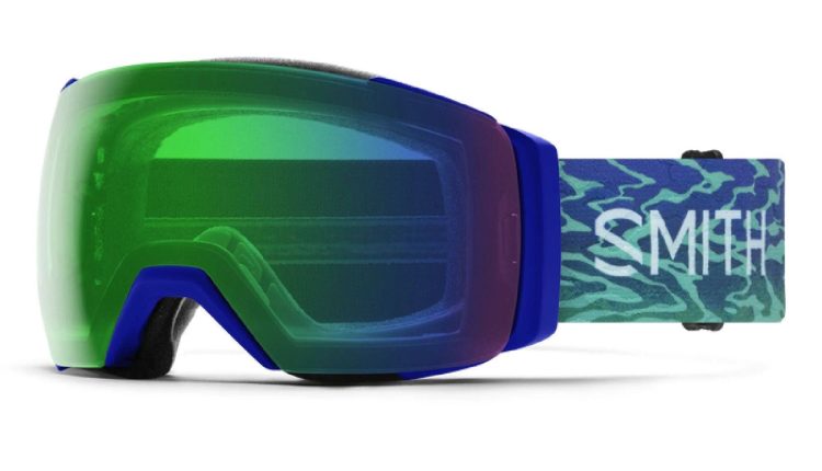 Smith I/O Mag XL ChromaPop Goggles in Lapis Brain Waves - MadeInUSA