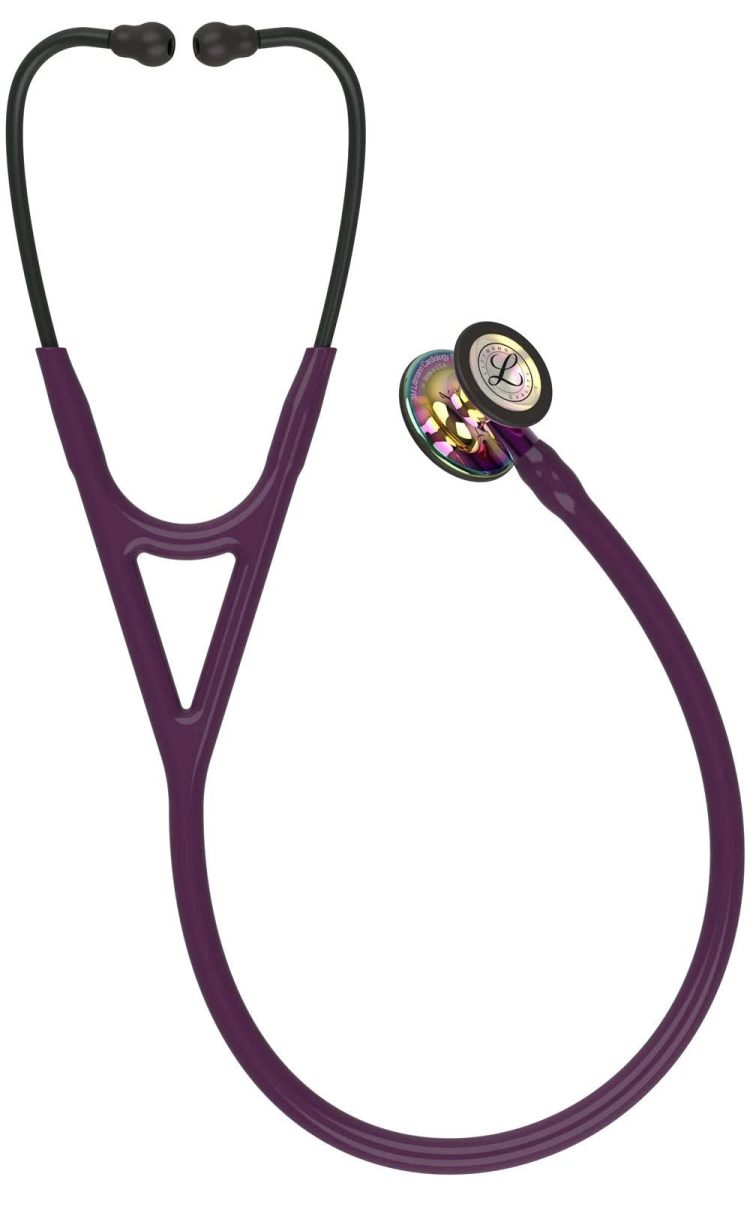 3M Littmann - Cardiology IV Stethoscope - Plum Rainbow Violet - MadeInUSA