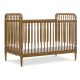 Namesake Liberty 3-in-1 Convertible Spindle Crib with Toddler Bed Conversion Kit – Natural Walnut – MadeInUSA