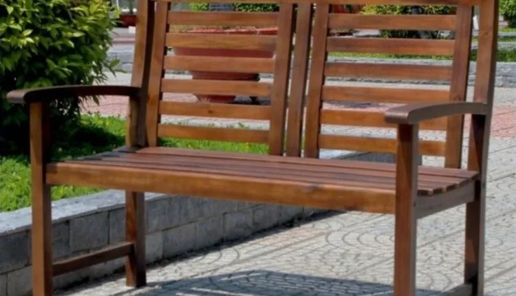 Pemberly Row 2-Seater Patio Garden Bench - MadeInUSA