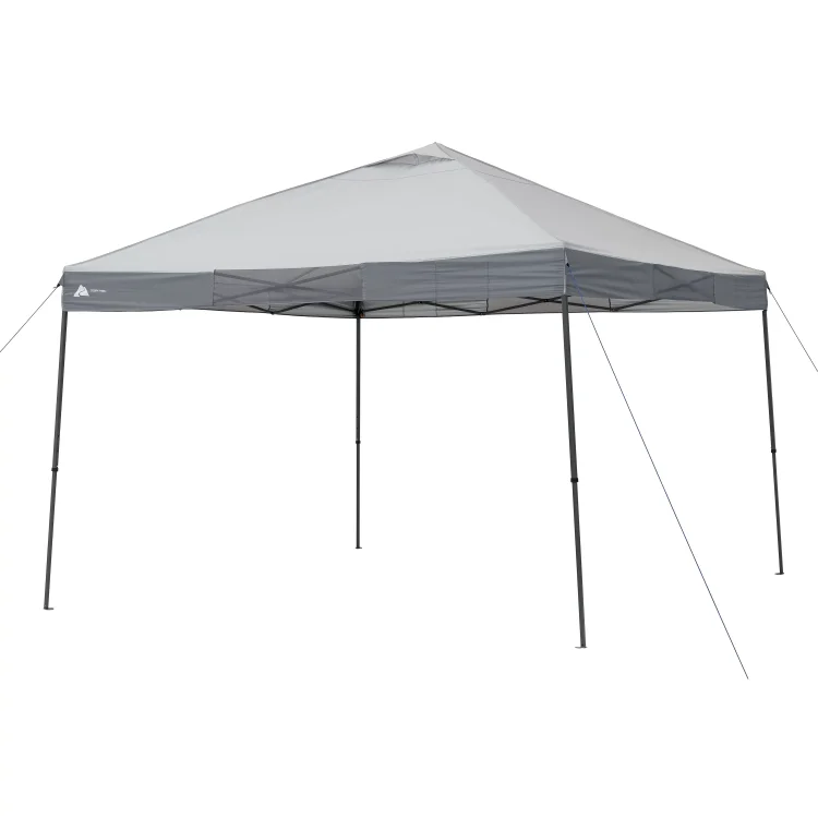 Ozark Trail 12' x 12' Instant Straight Leg Canopy for Camping - Gray - MadeInUSA