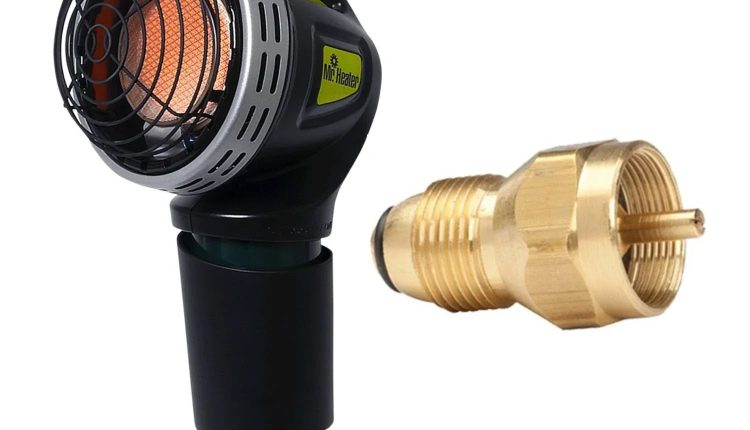 Mr. Heater 4,000 BTU MH4GC Golf Cart Heater & MR.HEATER Refill Adapter - MadeInUSA