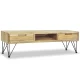 Tomshoo TV Cabinet 47.2″x13.8″x13.8″Solid Teak – MadeInUSA